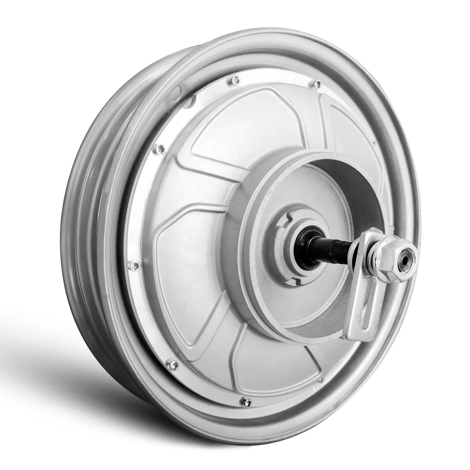 China Brushless CE Certification 10 inch 72V 800w Electric Wheel Hub Motor for drum brake