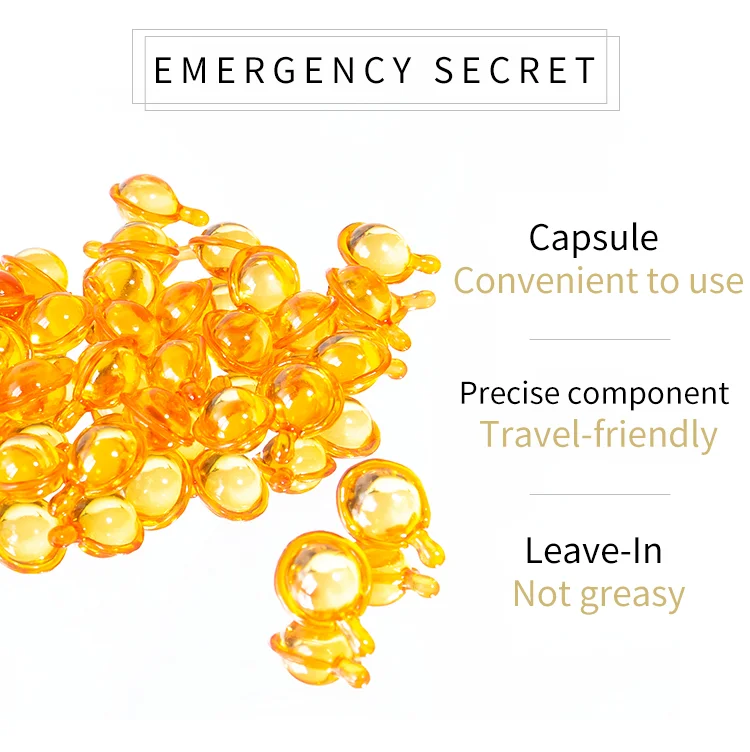 Factory Price Super Smooth Organic Hair Care Oil Vitamin e Capsule For Hair