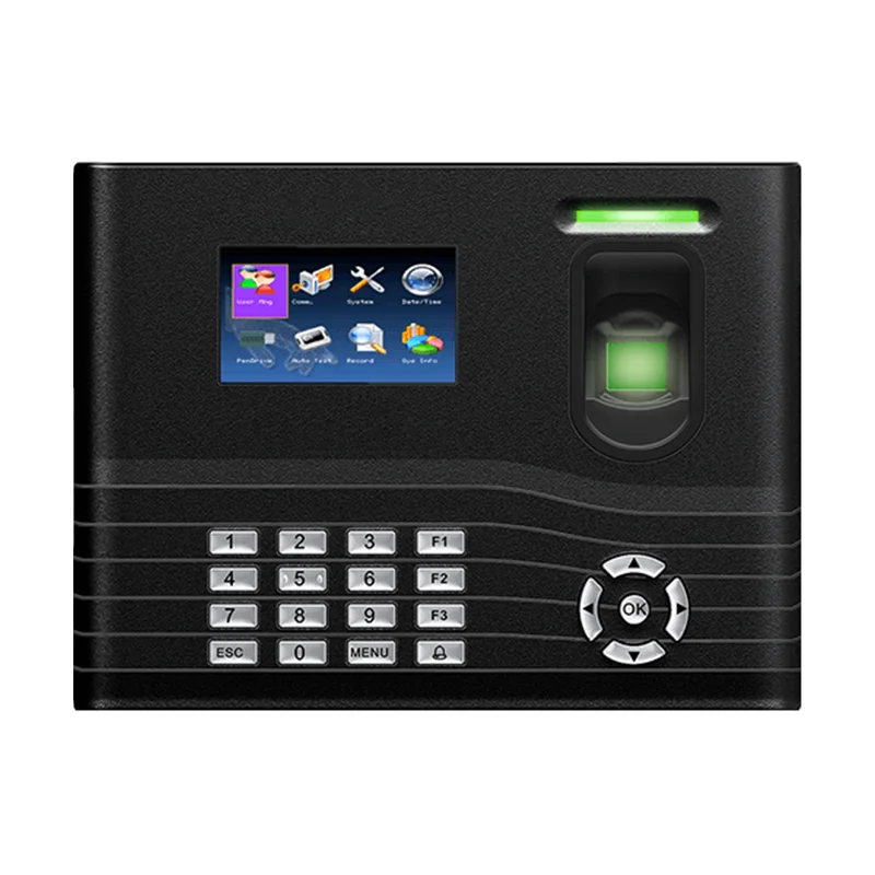 IN01-A Back up Battery Optional Fingerprint Time Attendance TCP/IP3000 User Biometric Attendance IN01A with USB