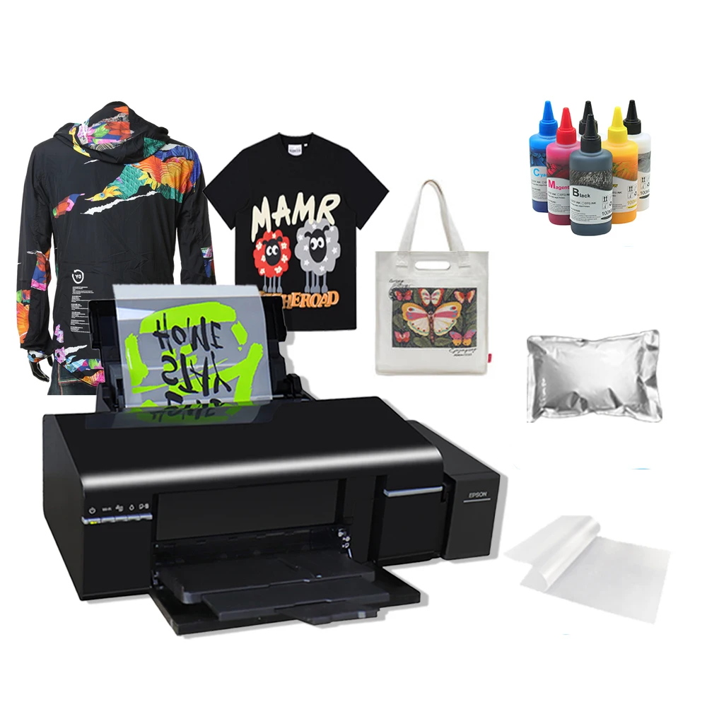 Fast Shipping A4 Dtf Printer Printing Machine L805 Printer Dtf Impressora DTF A4 With Dryer Oven