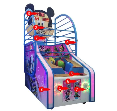 Coin Operated  Hyper shoot Arcade Shooting Game Coin Operated Machine Wholesales Arcade Game