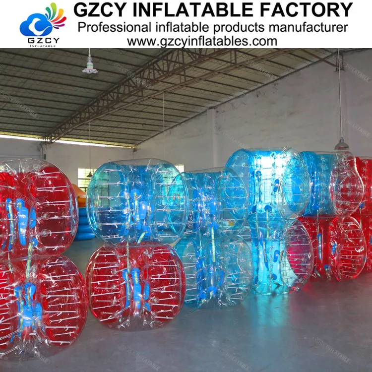 Factory durable futbol burbuja human bubble ball adults body zorb cheap bumper ball inflatable ball