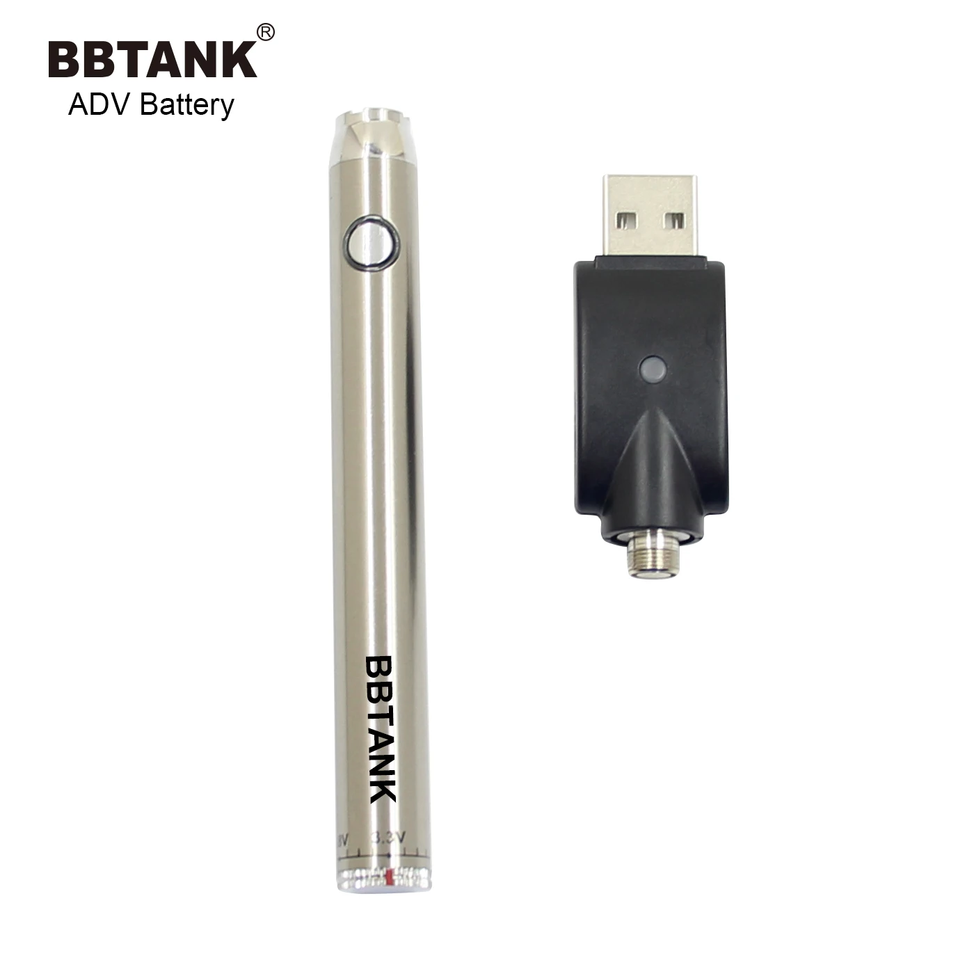 
New Products 510 Thread Slim Cbd Oil Preheating Vape Pen Battery 