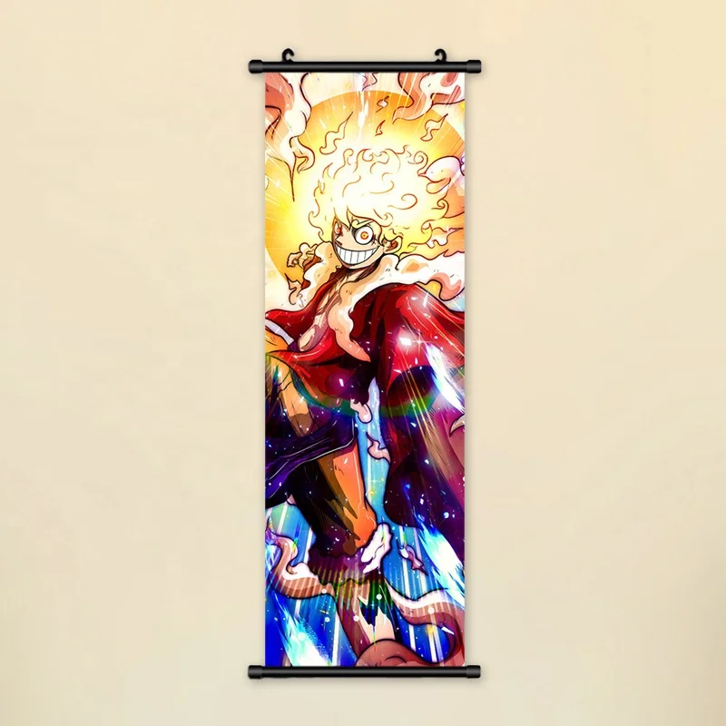 Популярные товары аниме-плакаты с принтом ткани популярное аниме Nika Luffy Nami Sanji настенные домашние плакаты