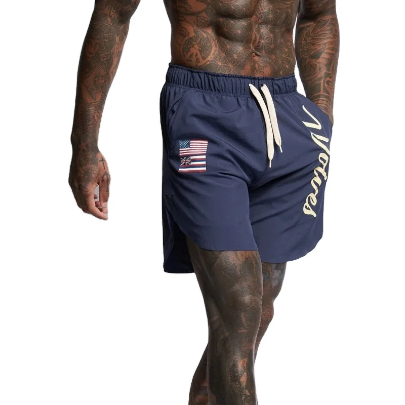 Summer Hot Selling Mens Running Shorts Gym Training Shorts Workout Sports Casual Clothing Jogging Quick Dry Men Shorts