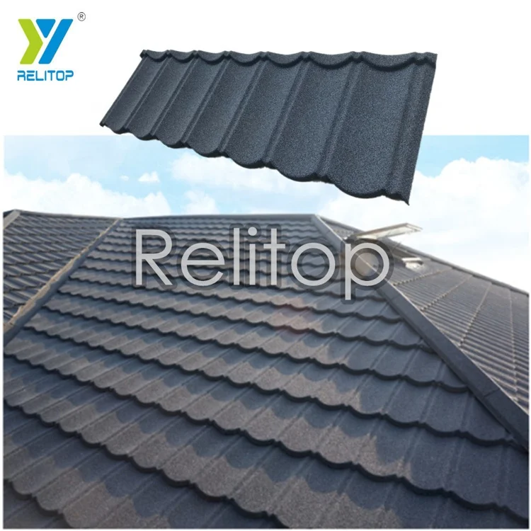 Roof Sheet Building Material Tile Corrugated Galvanized Aluminium Stone Coated Metal Roof Tile