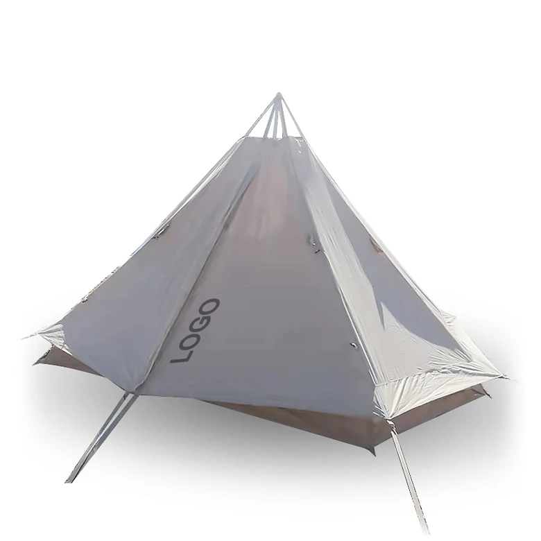 2 3Person Waterproof Lightweight, Luxury Pyramid Tipi Hot Winter Tents With Stove Outdoor Backpacking Hiking Camping Teepee Tent