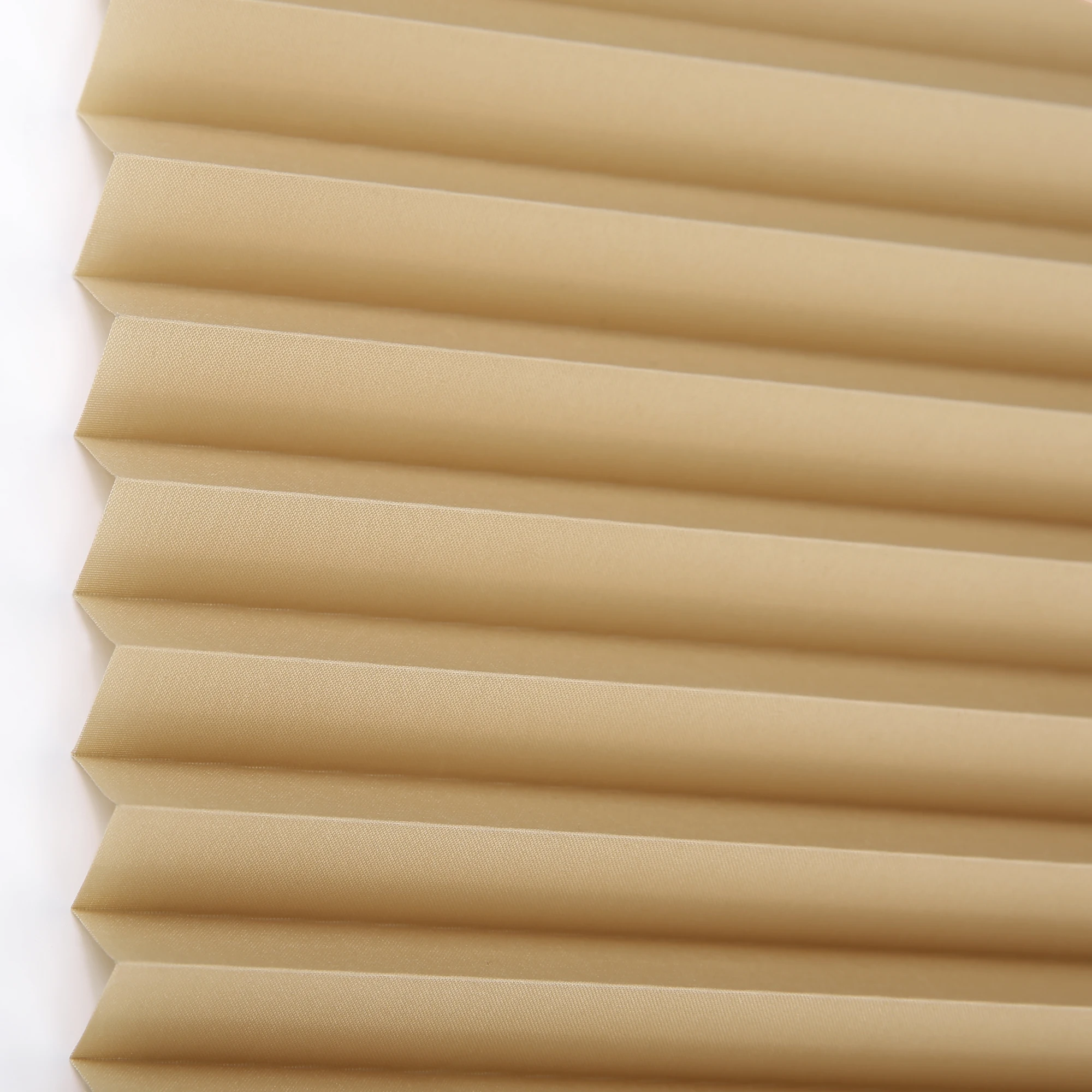 New modern style custom 100% polyester home pleated blinds fabric for window decoration