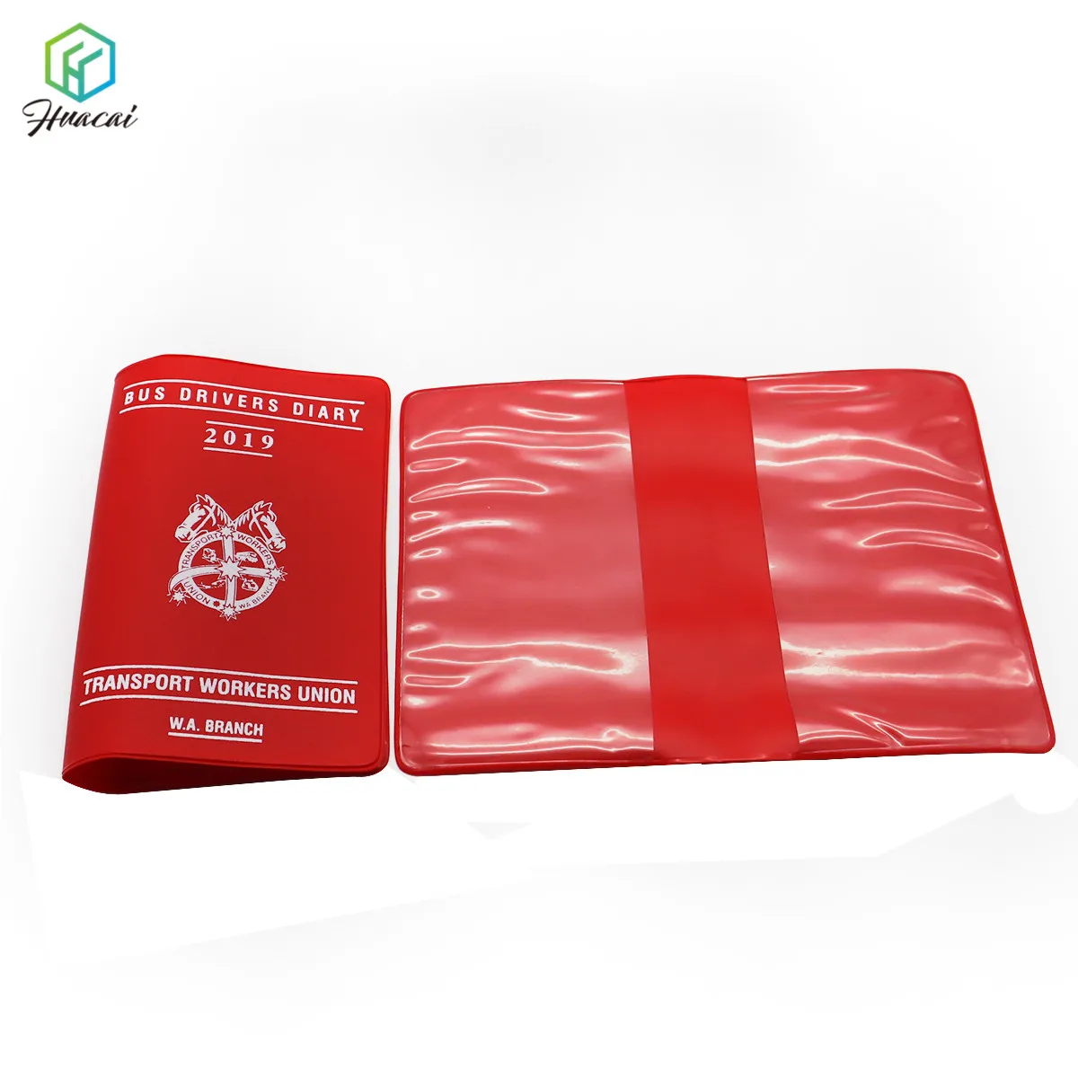 High Quality Customized Cover Logo Normal Size Plastic PVC Notebook Cover Dairy Cover