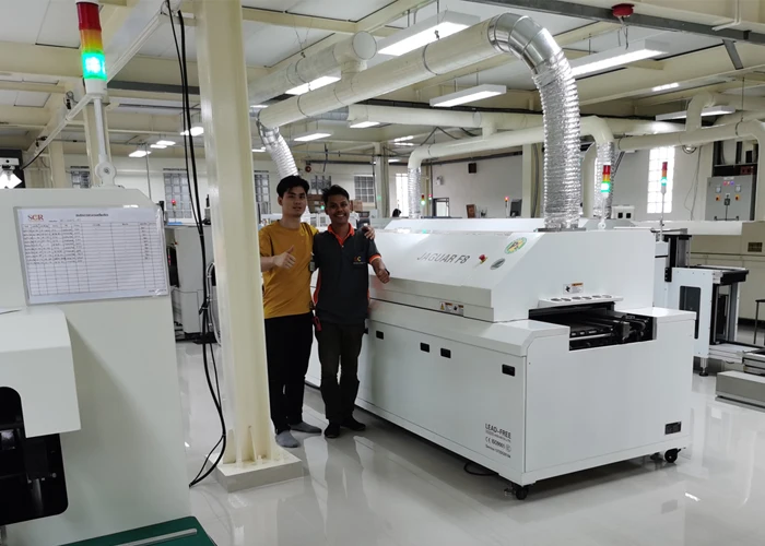 Hot sale  F8-1200 Large eight temperature zone lead-free hot air SMT reflow soldering machine for SMT production line
