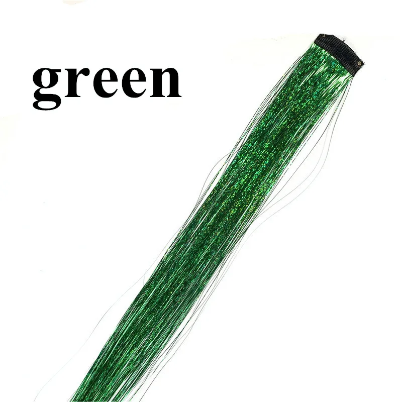18Inch Hair Accessories Hair Tinsel Clip In Hair Extensions