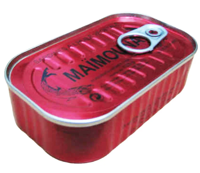 125g Canned Sardine fish in 100% oil club cans good quality from China factory canned fish seafood