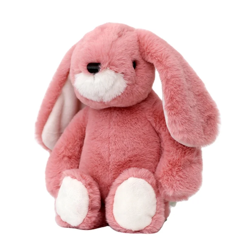 High quality soft plush holiday gift animal plush toy big ear rabbit stuffed toy girl cloth doll rabbit