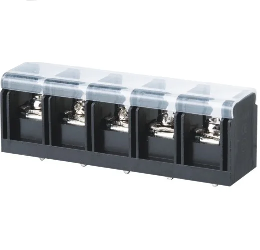 Клеммные колодки высокой силы тока с креплением на панели 13 мм с большим шагом и крышкой (WJ78C/78S/78H/78R)