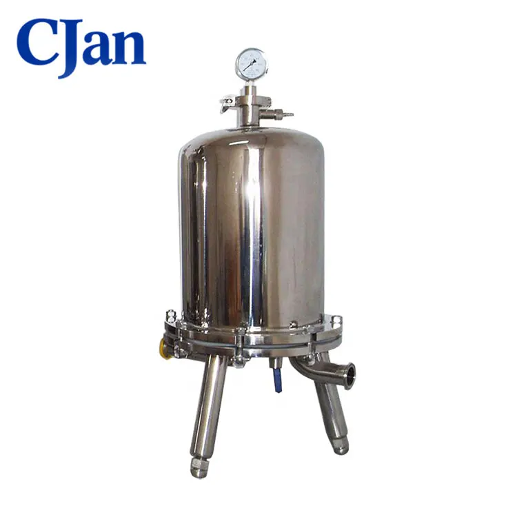 Sanitary Stainless Steel Cartridge Filter Housing Liquid Wine Oil Water 5 10 20 30 40 inch food grade oil filter