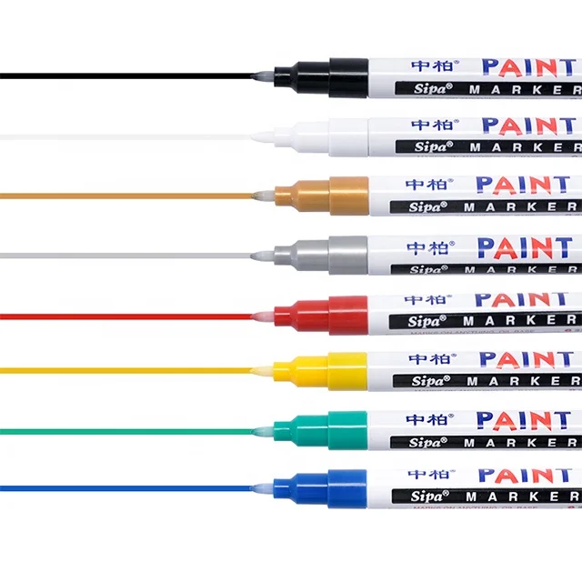 paint marker coloring seal sealing pen wax oil oilbase 1mm metal pen for graffiti leather multi surface use plastic shoes