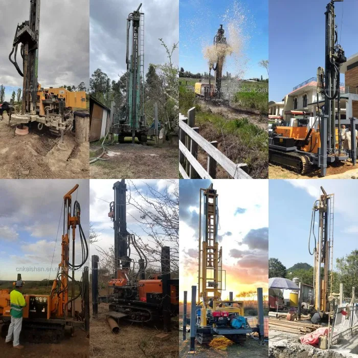 Factory price 200m 300m 400m 600m crawler-mounted hydraulic water well drilling rigs for sale borehole drilling machine