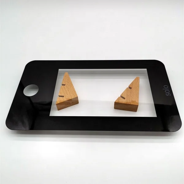 OEM Customized Ultra Thin Laser cutting silk screen printing Tempered screen tv lcd glass