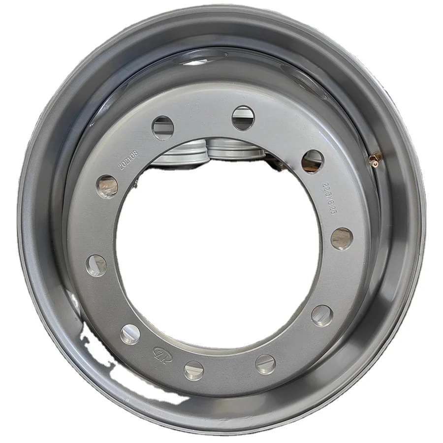Top Quality factory Sale 22.5x8.25 Silver truck  Wheel 11R22.5 tire size Wheel disc