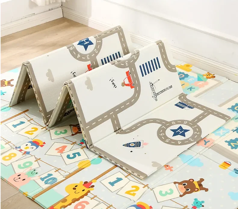 Baby Play Mat Extra Large Foldable Foam Floor Play Mat for Babies XPE Waterproof Crawling Mat Anti slip Baby Playmat