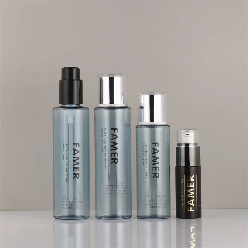 200 ml Body Pump Bottle Face wash container clear shampoo conditioner set lotion cosmetic packaging plastic soft bottle