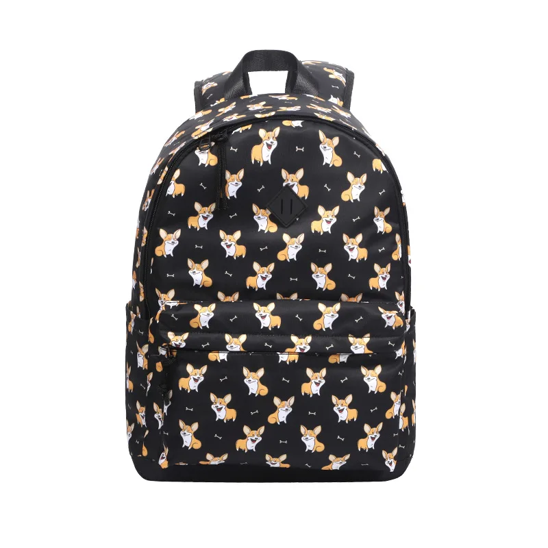 Custom Logo Printing Fashion Leisure Waterproof Backpack School Bag For Student