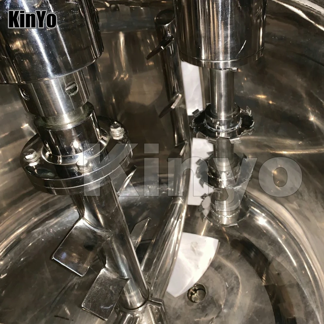 500L 500 gallon  liquid mixer high viscosity double jacketed emulsifier  homogenizing reactor  emulsifier mixer