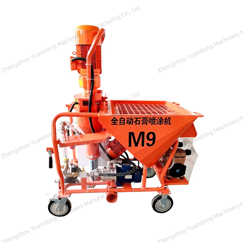 M9 Small Wall Plaster Smoothing Machine Automatic Mortar Spray Machine Plaster