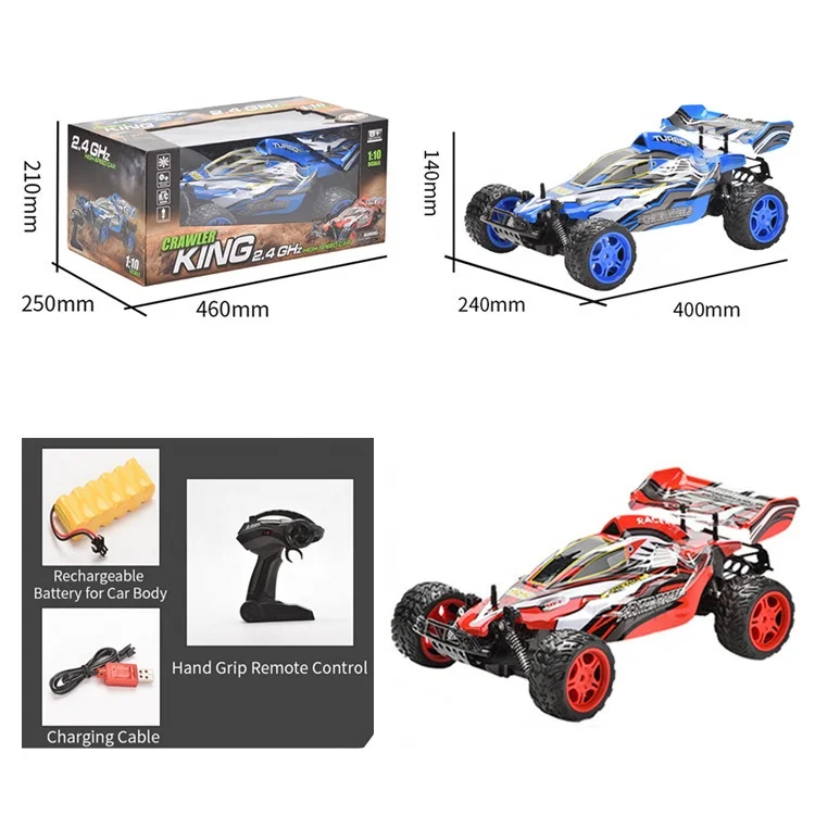 
1:10 2.4G Wireless Remote Controlled High-Speed Drifting PVC Car With USB Charger 
