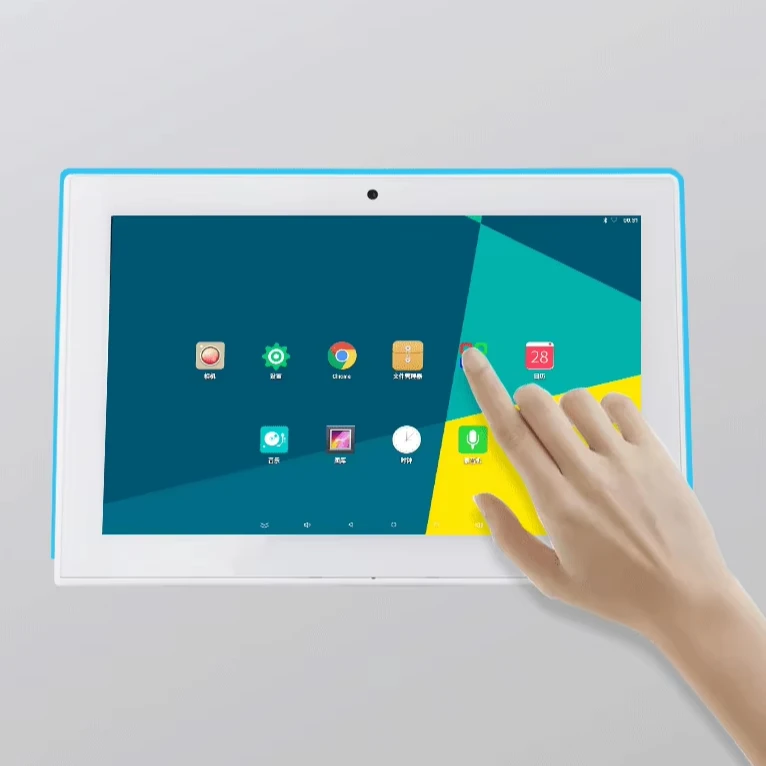 L-образный сенсорный 10-дюймовый планшет все в одном Android Digital Signage дисплей меню ресторана Wifi Poe NFC POS настольные планшеты