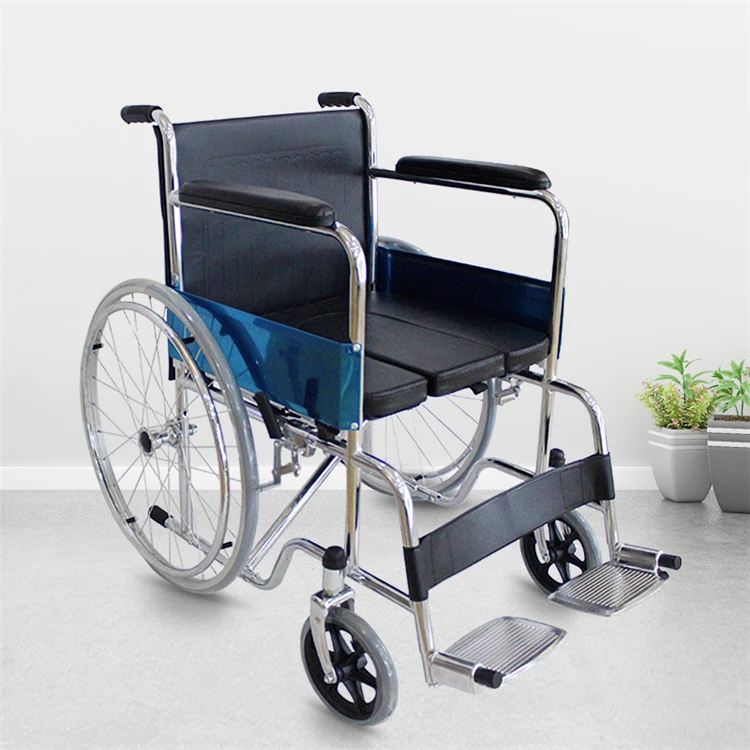 Factory price portable convenient wheelchair manual wheelchair elderly use hospital use