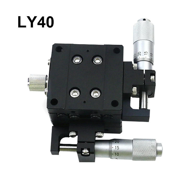 
Factory Price Xy 2 Axis Linear Stage 40*40mm Optical Alignment Precision Manual Fine-tuning Mobile Sliding Table Sales 