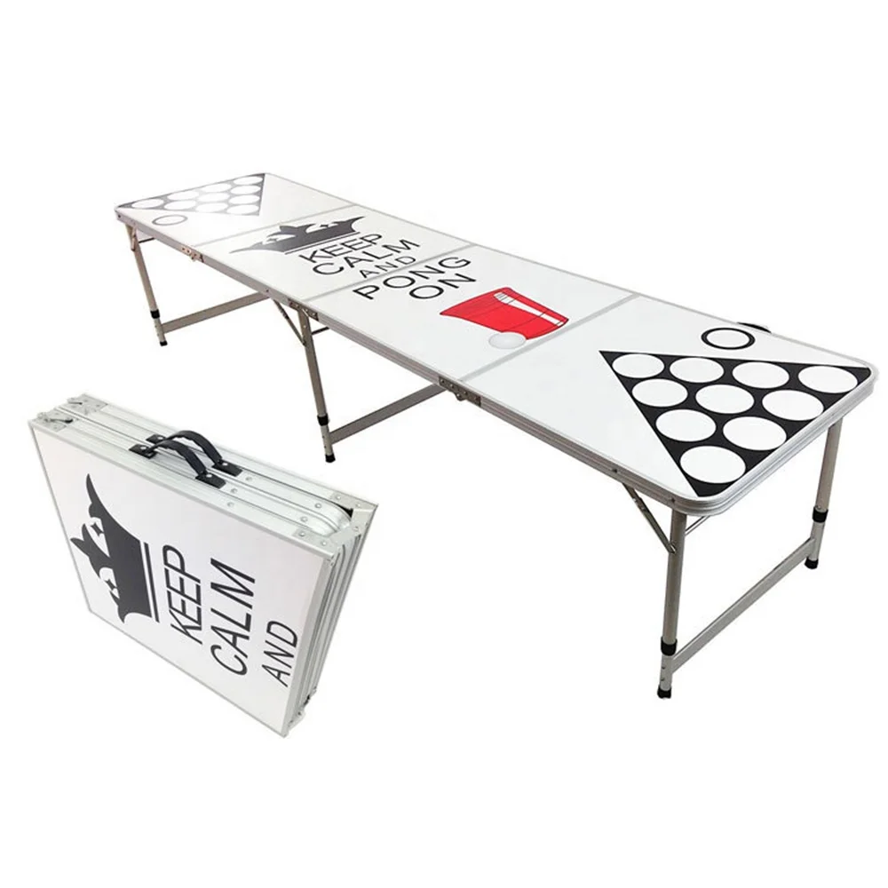 C13-BT8020 OEM & ODM Beer Bong Pong Table and Bench Set for Picnic Camping Garden
