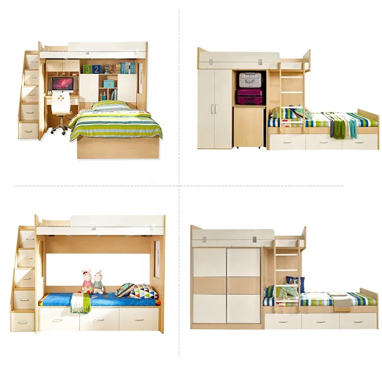 Wholesale China Furniture Children Double Bedroom Sets