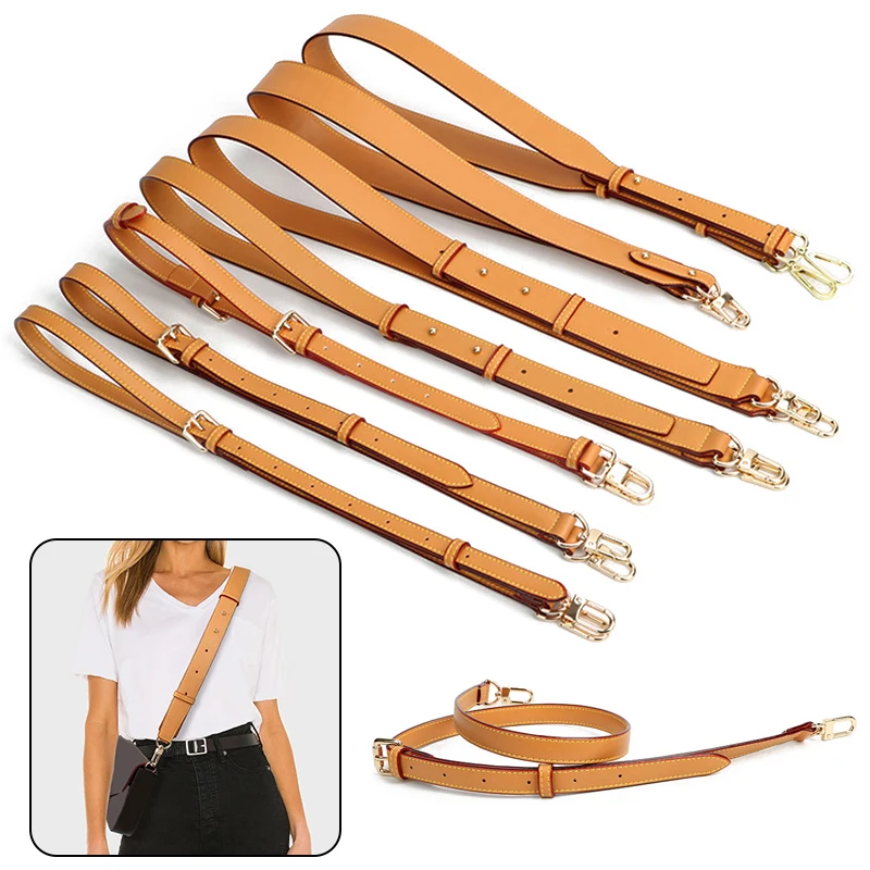 Luxury Leather Womens Adjustable Long Crossbody Bag Strap Replacement Shoulder Belt Strap For Handbag