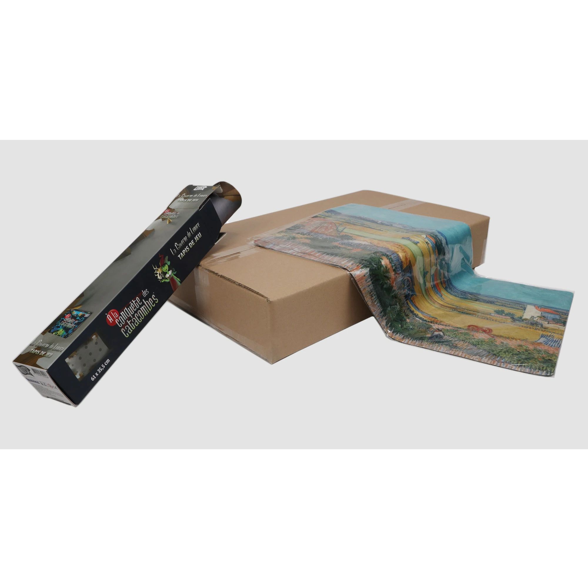AY OEM magical card board games 14x24 playmat anti-slip sublimation large keyboard mouse pad with custom packing