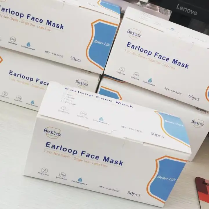 Wholesale Medical face mask In Stock 3ply disposable  facemask disposable medical face mask