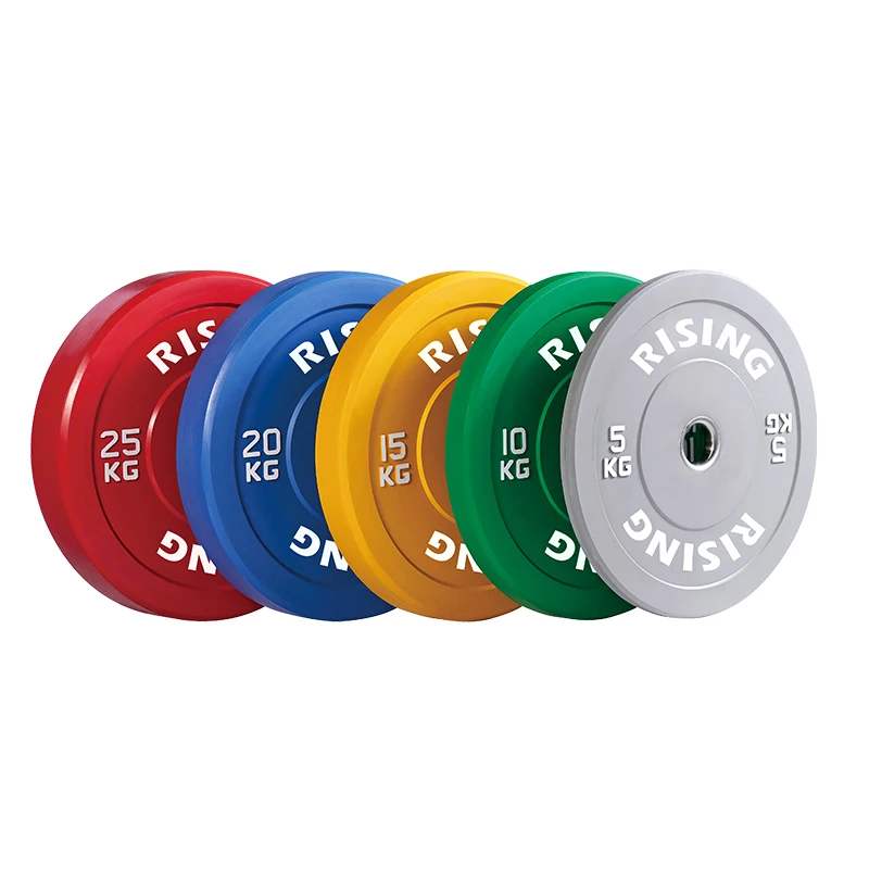 
Style Customizable Premium Custom Barbell rubber bumper plate 