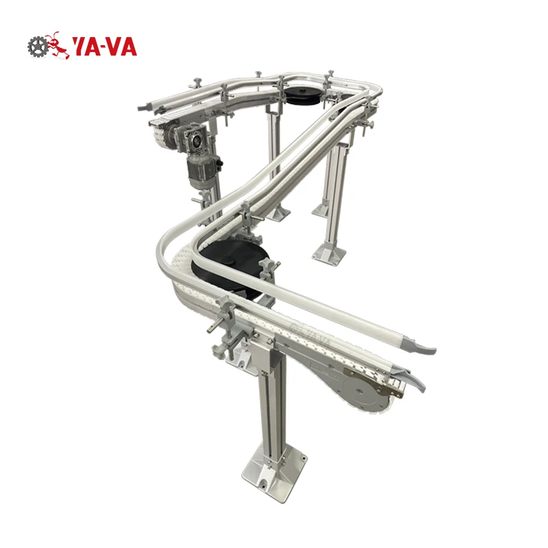 YA-VA Косметика или фармацевтическая промышленность модульный дизайн гибкие пластиковые Цепные Конвейеры