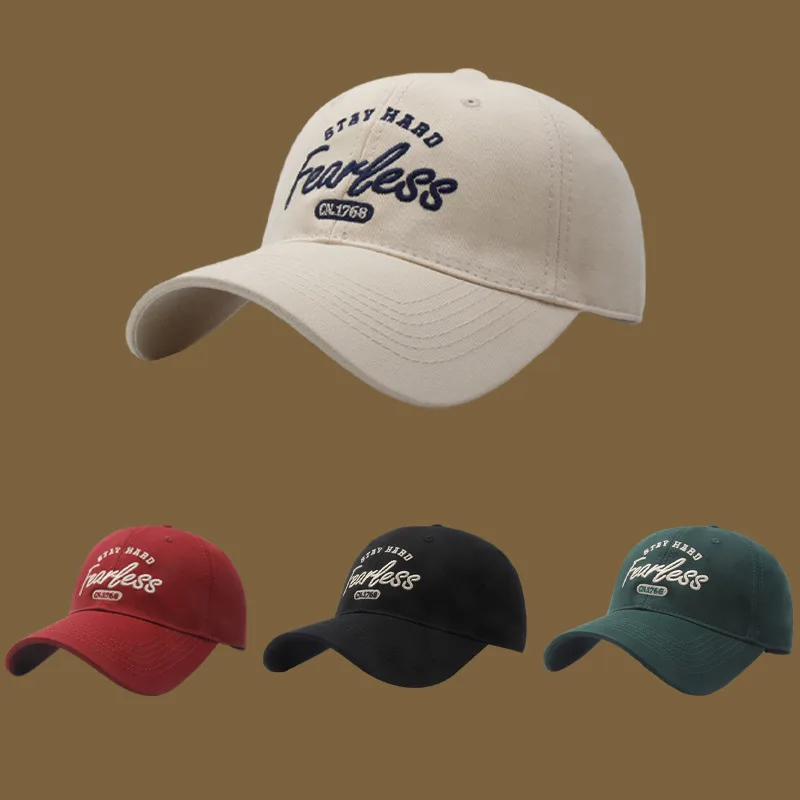 High Quality Custom Logo Fitted Embroidered Common Cotton 6 panel Dad Hats for Men Women