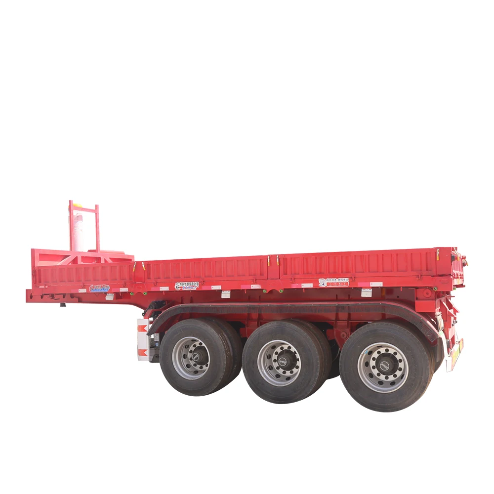 3 Axles 4 Axles Rear Dump Semi-Trailer 40Ton 60 on Rear Dump Semi Trailer Tipping Trailer For Sale