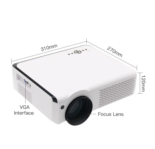  Amazon Top Hot Selling OEM ODM High Lumens Native 1080p Projector Full HD 4K LCD LED Video Portable Home