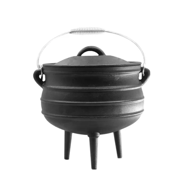 11/14/24/26/30/32CM#Cast Iron Pot African Pot with Lid Dutch Oven Oil Preseason Cast Iron Cookware Camping Outdoor Cookware