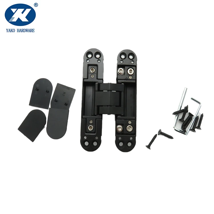 Furniture Hardware 180 Degree Invisible Folding Door Hinge Concealed Hinge