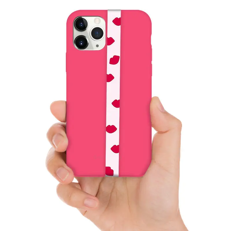 Low price good quality  Rope cell phone hand  finger grip band hand strap universal phone holder for tablet