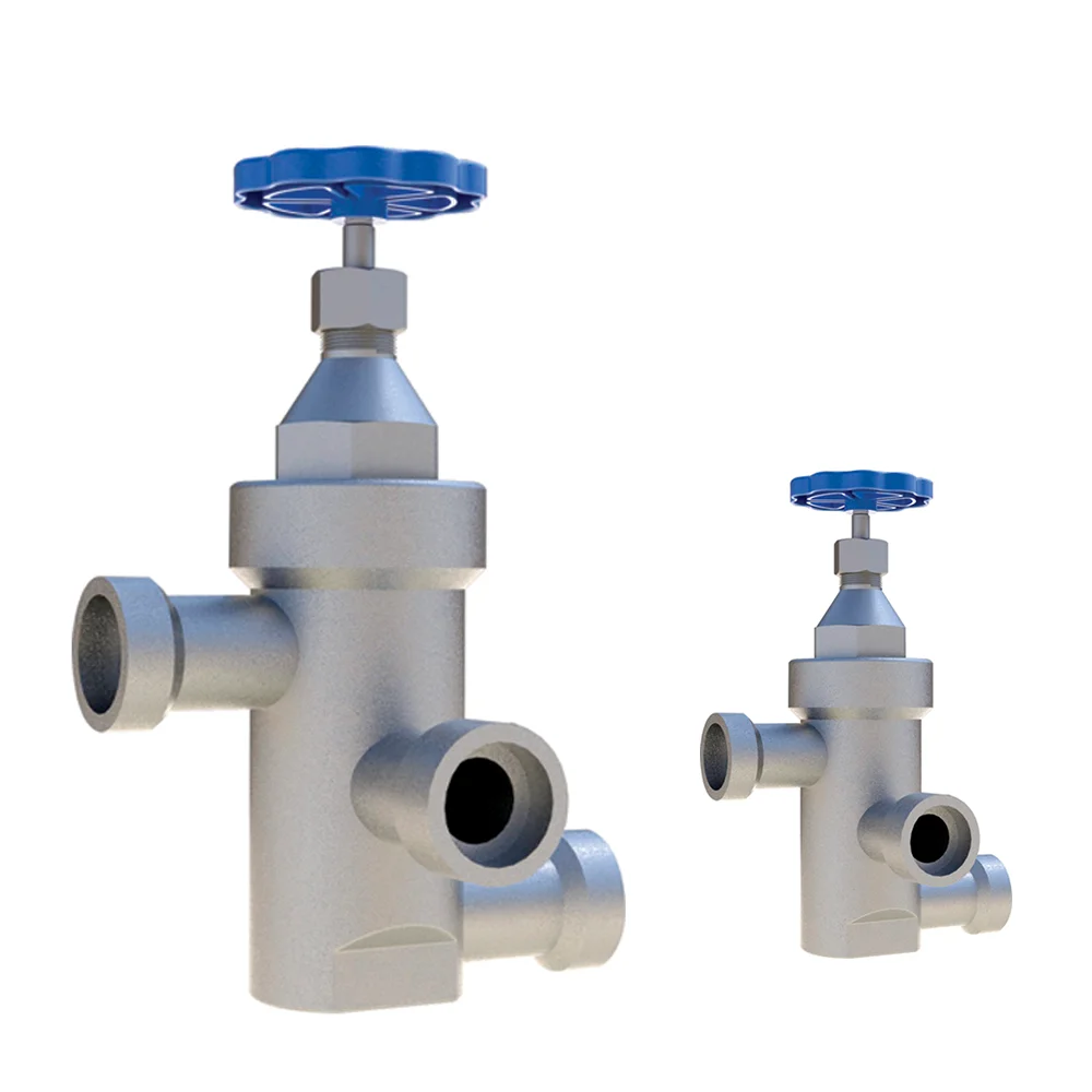 cryogenic control valve 4.0MPa DJS-25A  cryogenic pneumatic globe control valve Disc Seals PTFE