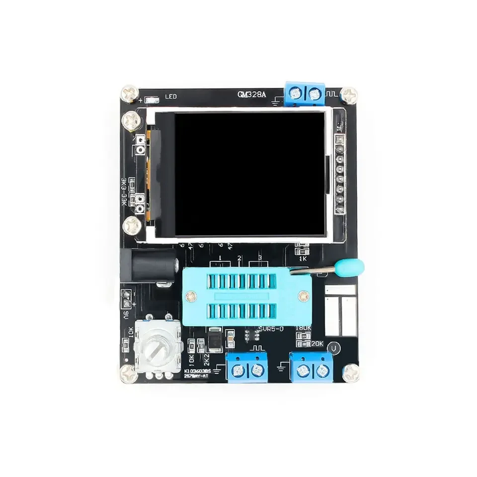 LCD GM328A Transistor Tester Diode Capacitor ESR Voltage Frequency Meter PWM Square Wave Signal Generator SMT Soldering