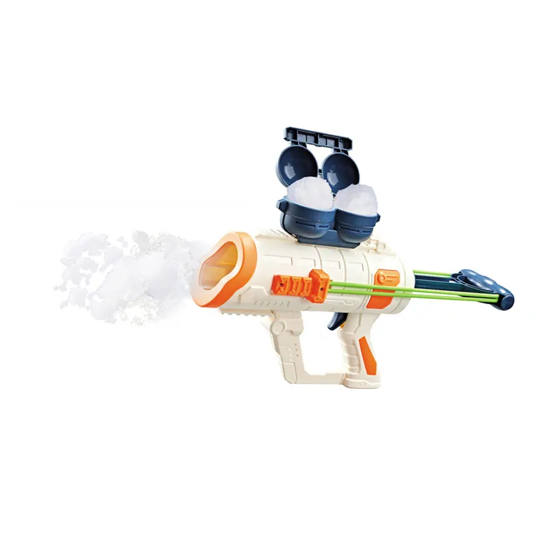 Bemay Toy Outdoor Playing Toy Water Balloons Shooting Gun, Snow Ball Gun Toy for 6+ Kids, Detachable Water Ball Holder Water Gun