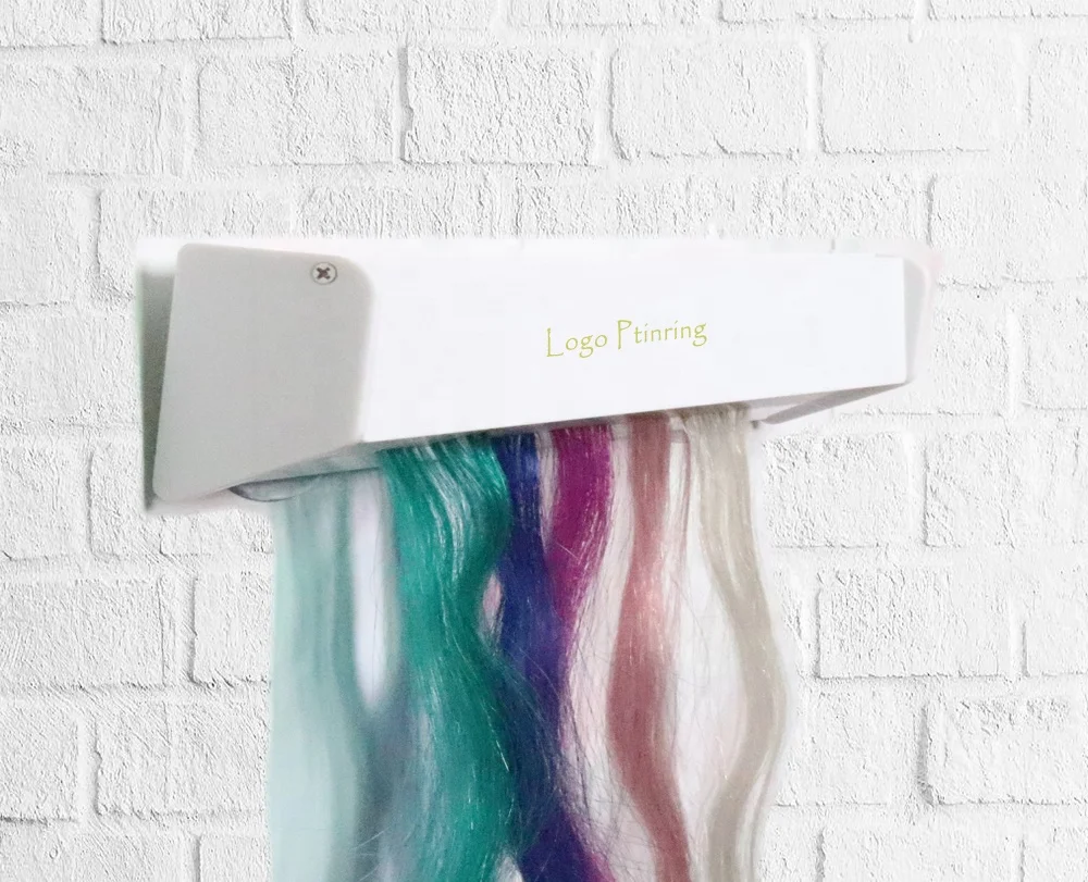 Customized personal wig display portable acrylic hair extension Holder