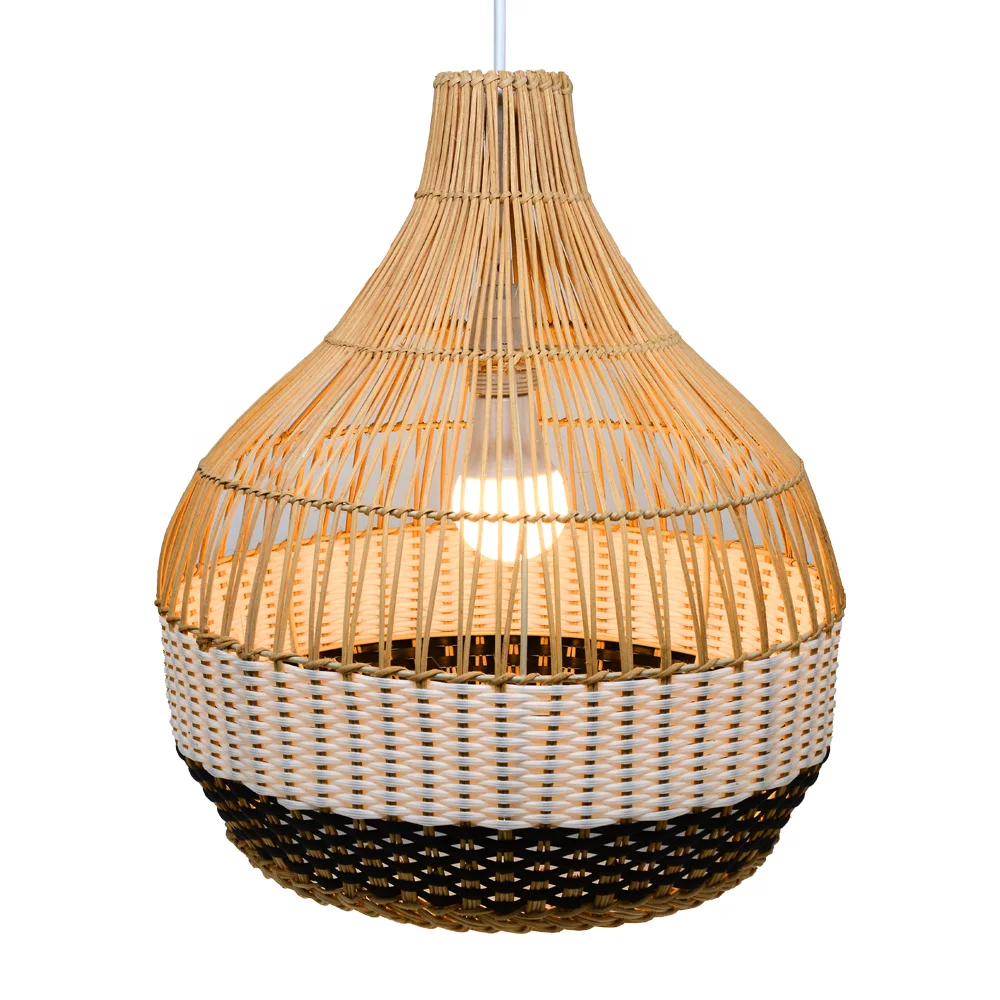 sell like hot cakes home decor handmade rattan lamp contemporary chandelier suspensionsuspen  Chandelier